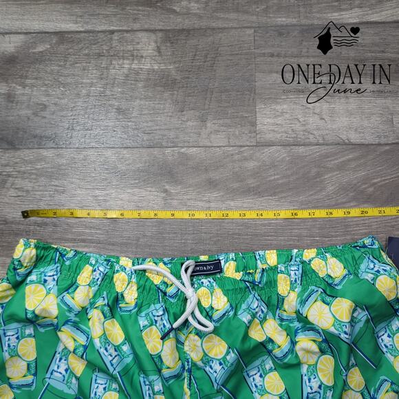 Crown & Ivy Lemon Boardshort Swim Bottom Size 3X - Picture 3 of 4